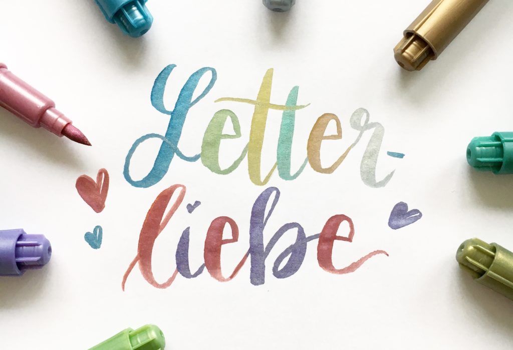 Mini Lettering-Guide - Lucky me! Caro